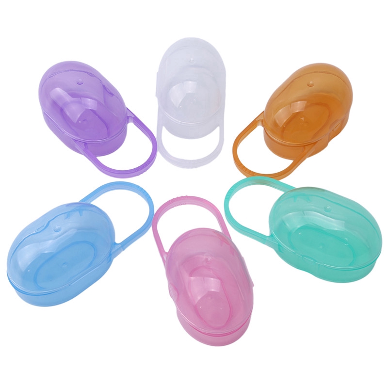 Pacifier Case Portable Safety Baby Nipple Teat Pacifier Case Holder Travel Storage Box