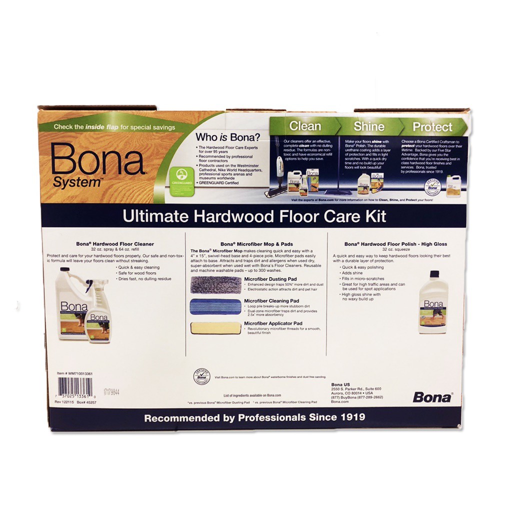 Bona Ultimate Hardwood Floor Care System Shopee Singapore