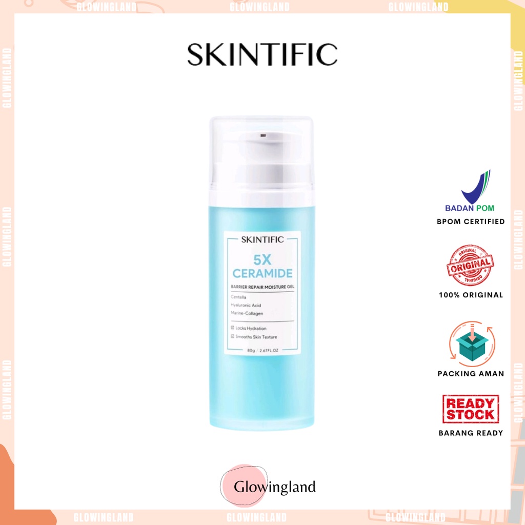 Skintific 5X Ceramide Barrier Repair Moisture Gel Facial Moisturizer ...