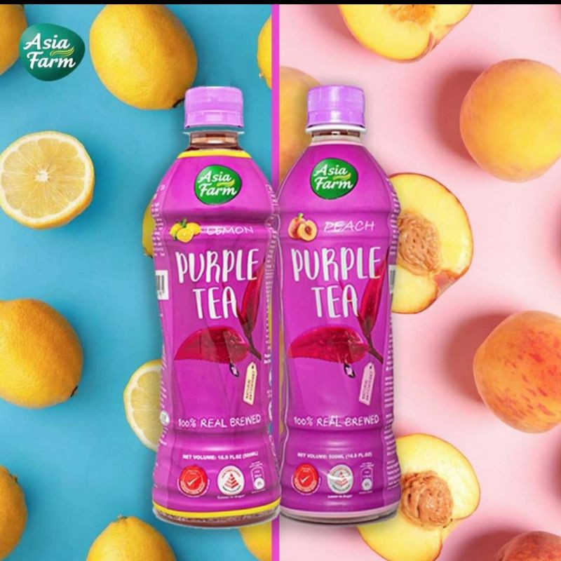 Asia Farm Purple Tea Drink 500ml x 24 bottles Shopee Singapore