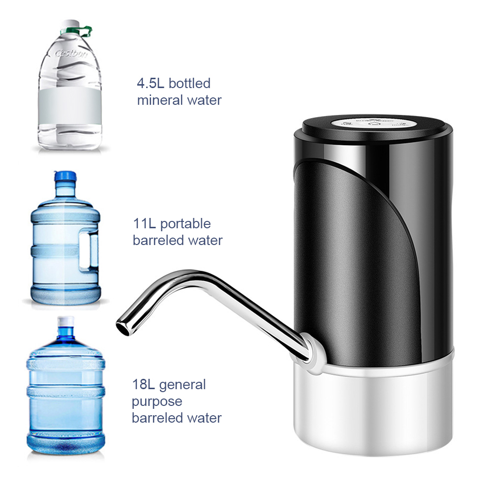 Water Bottle Pump Mini USB Charge Barreled water pump Automatic Tap Rechargeable Water dispenser