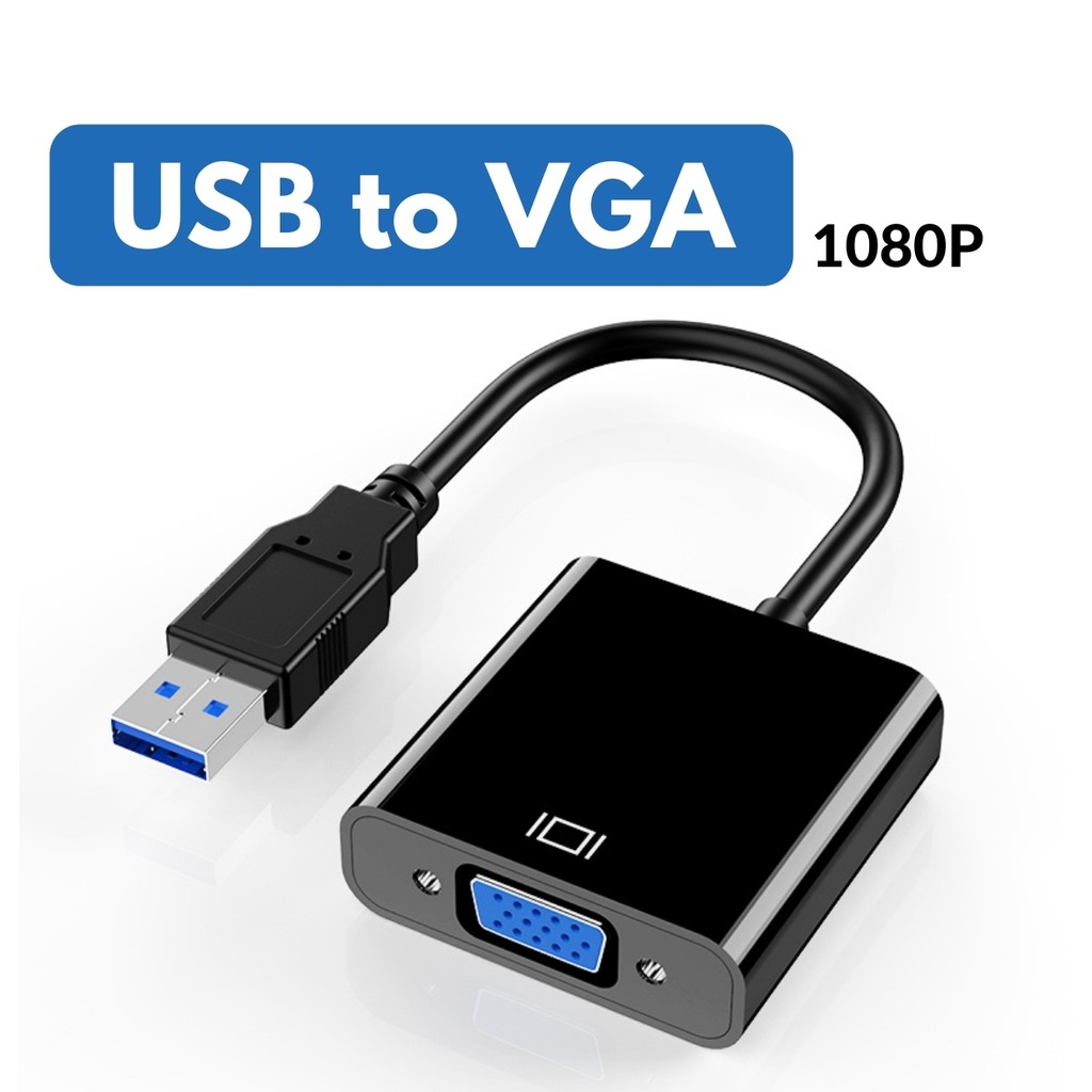 【SG】USB to VGA Cable Adapter/Adaptor/Converter USB VGA Adapter ...