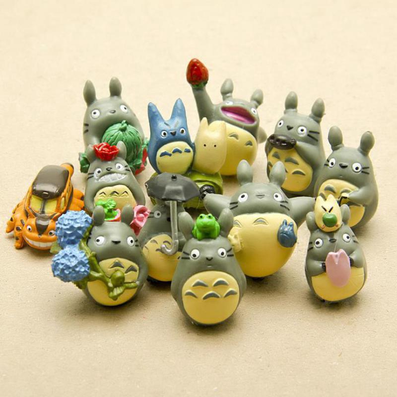 12pcs Set Ro Miniature Figurines, Miniature Japanese Garden Figurines