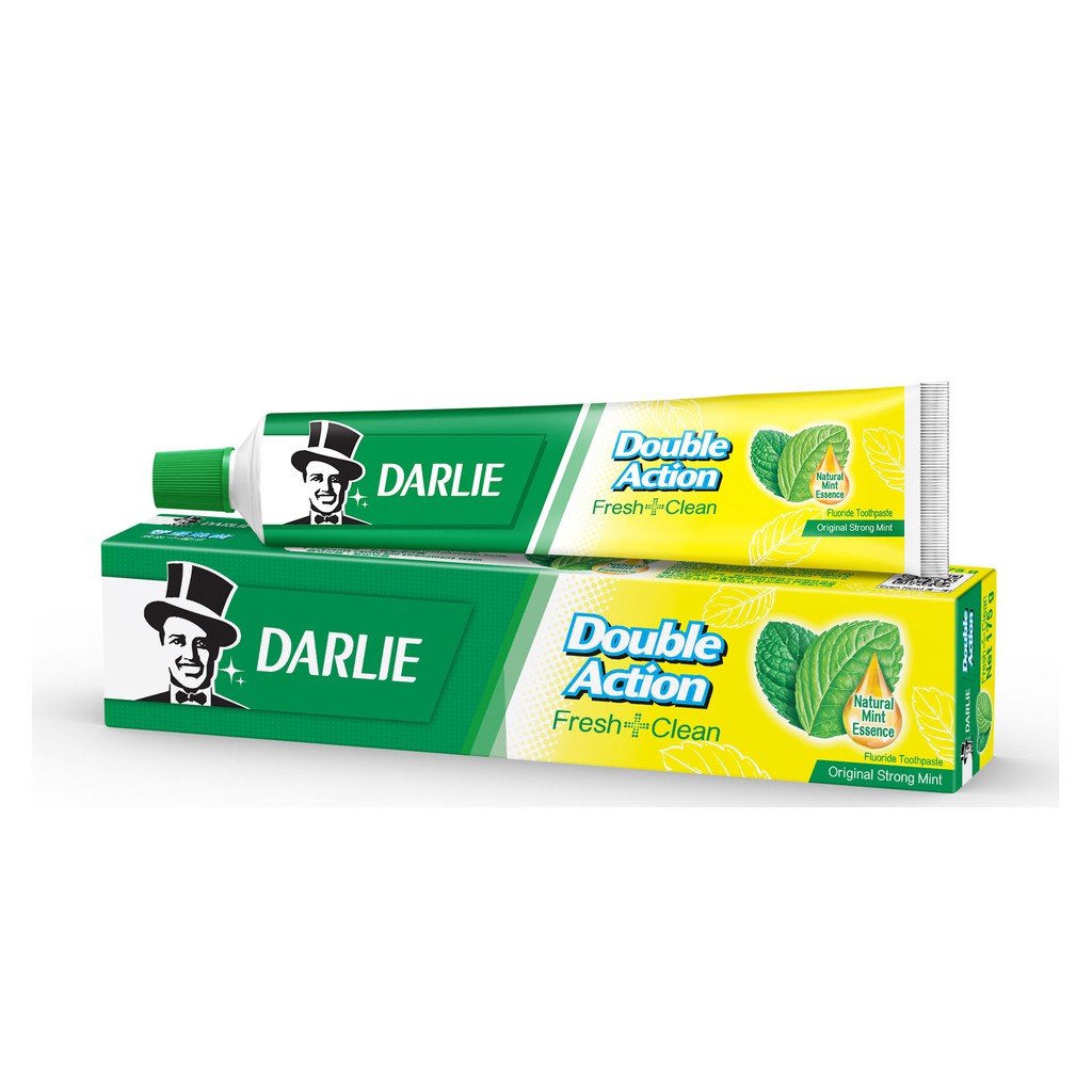 Darlie Double Action Toothpaste, Original Strong Mint, 175g Shopee