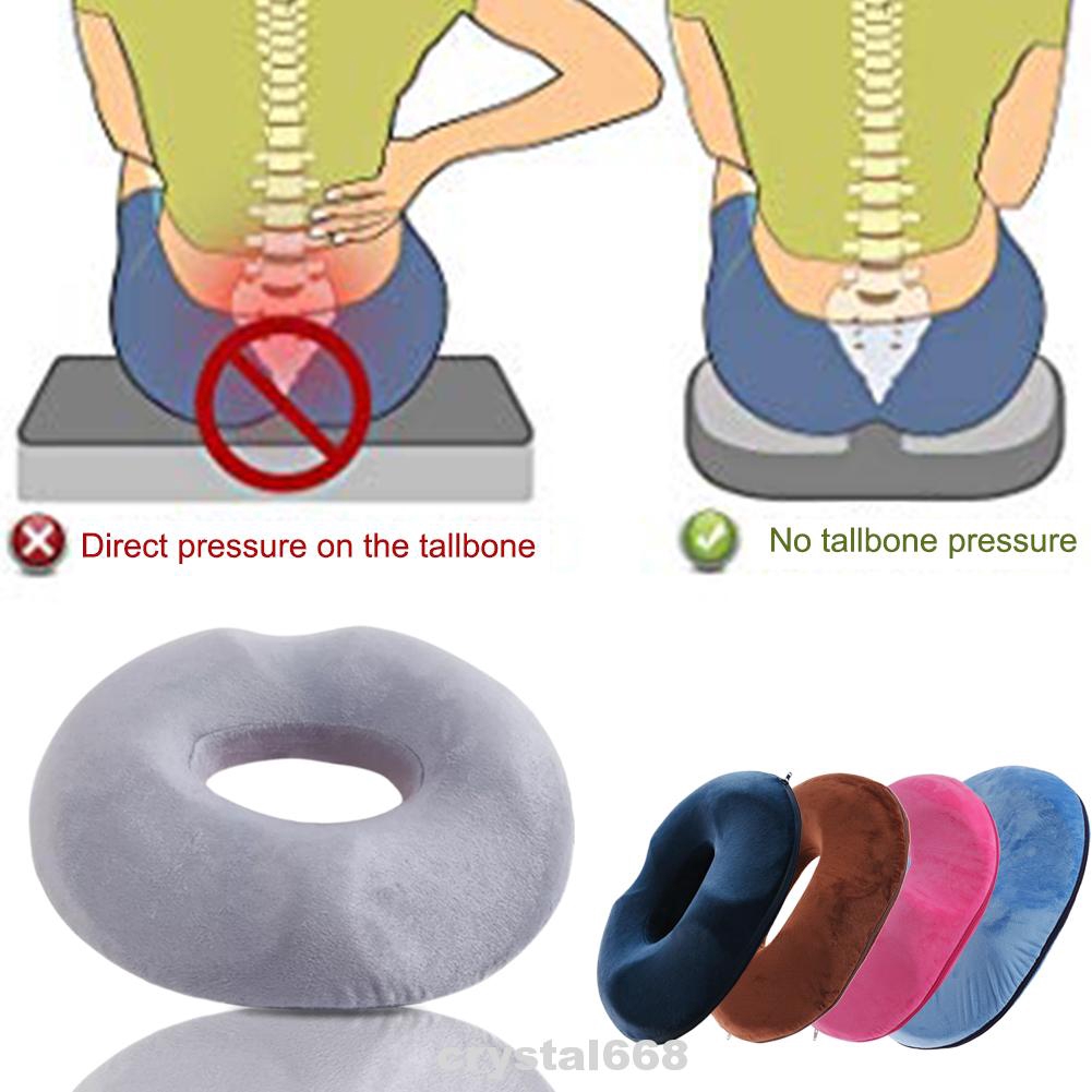 Donut Seat Cushion Orthopedic Ring Pillow For Hemorrhoid Pain Sciatic