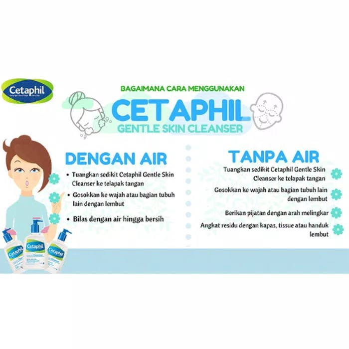 cara penggunaan cetaphil gentle cleanser