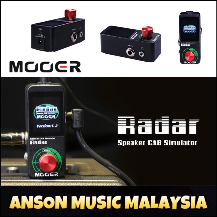mooer radar pedalboard