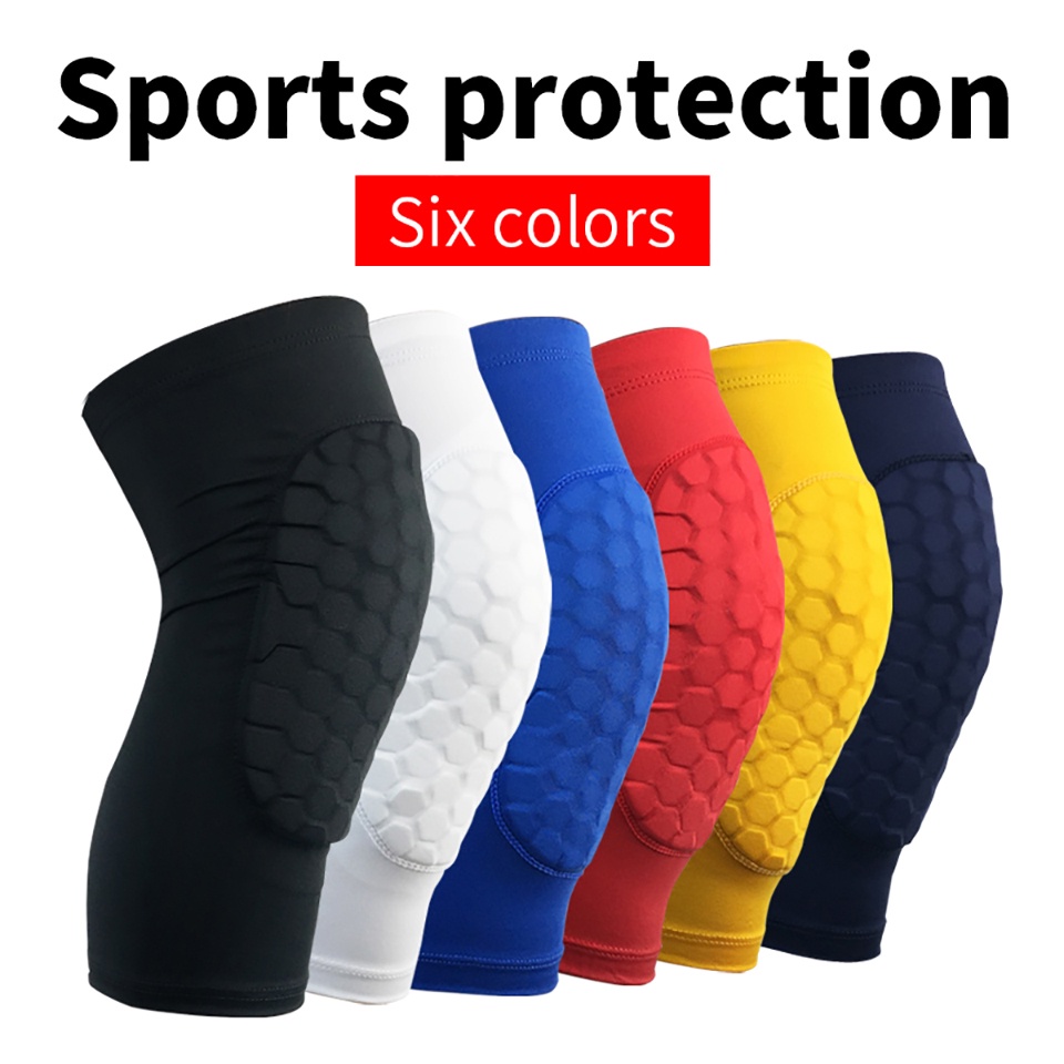 DAYSELECT 1PC Honeycomb Knee Pads Basketball Sport Kneepad Volleyball Knee Protector Brace Support Football Compression Leg Sleeves