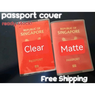 Passport Cover Clear or Matte Passport Protector