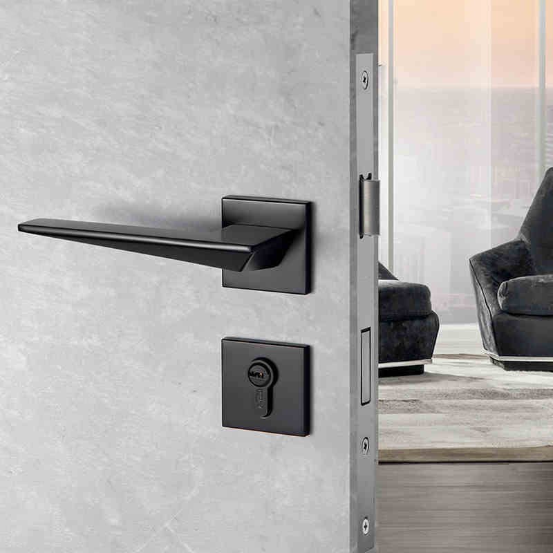 3 Color Bedroom Handle Door Lock Security Entry Split Silent Lock