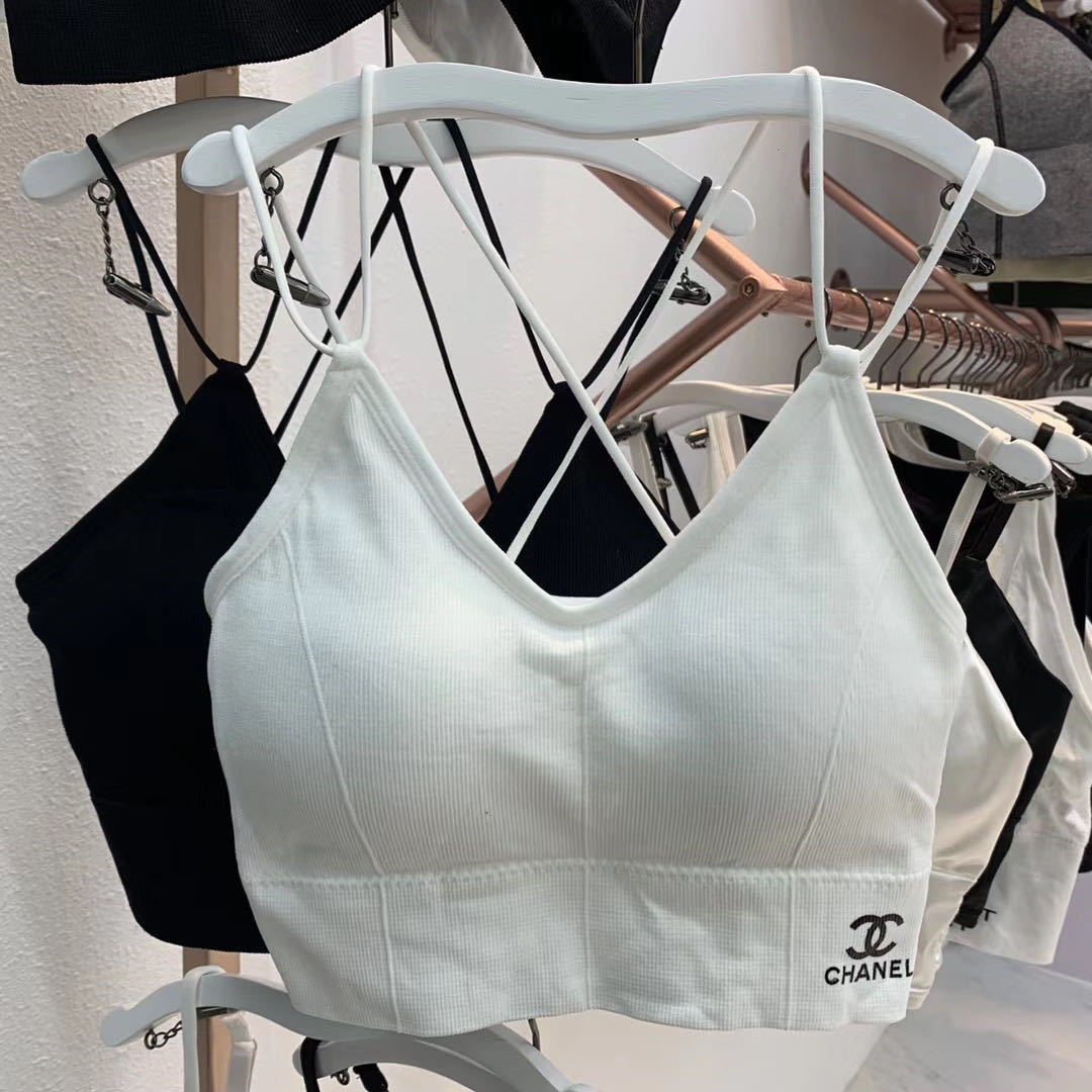 chanel sports bra