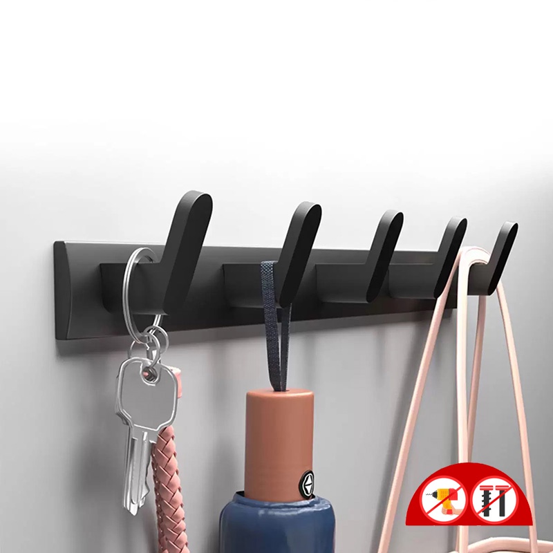 MEIDOO No Drill Heavy Duty Wall Hook Door Hooks Clothes Hangers Hanging