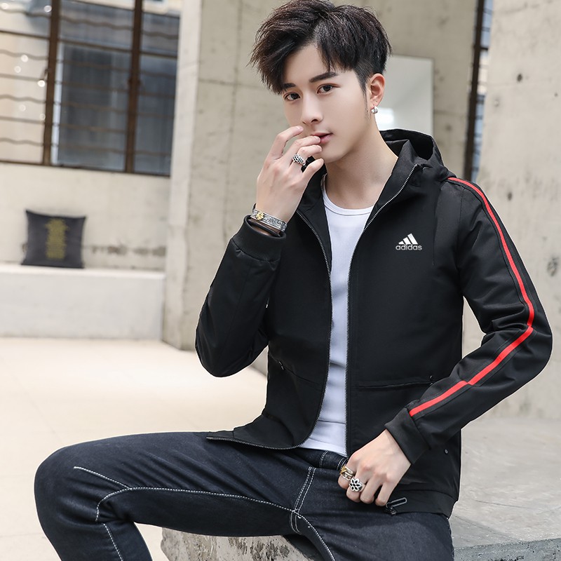 youth adidas zip up jacket