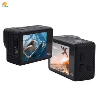 Action Camera 4K WiFi Ultra HD Sports Cam Waterproof Diving Camcorder with Remote Control