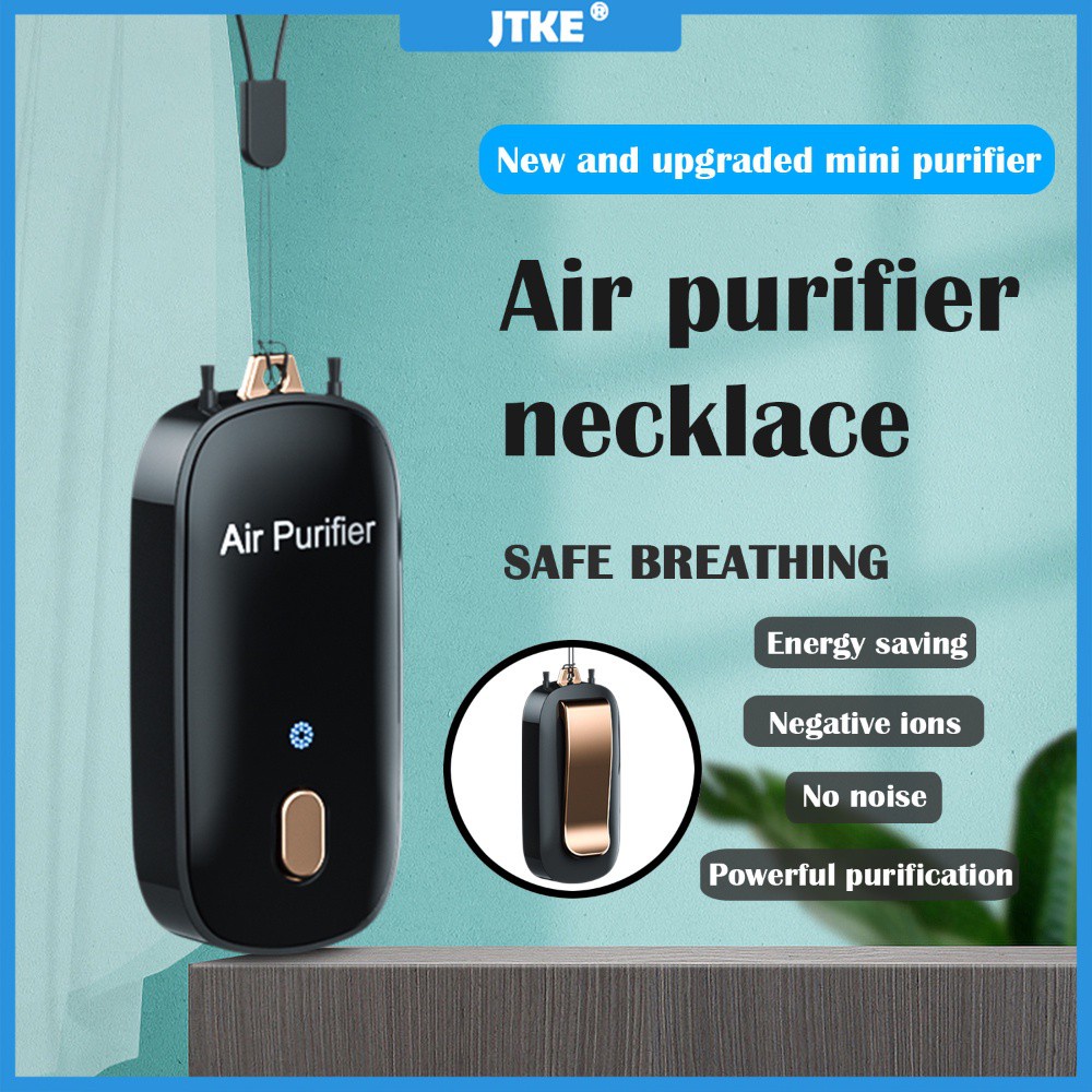 JTKE K7 Wearable Air Purifier Necklace Personal Negative Ion Sterilizer  Antivirus Portable Small Mini Smoke Purifiers For Adult Children | Shopee  Singapore