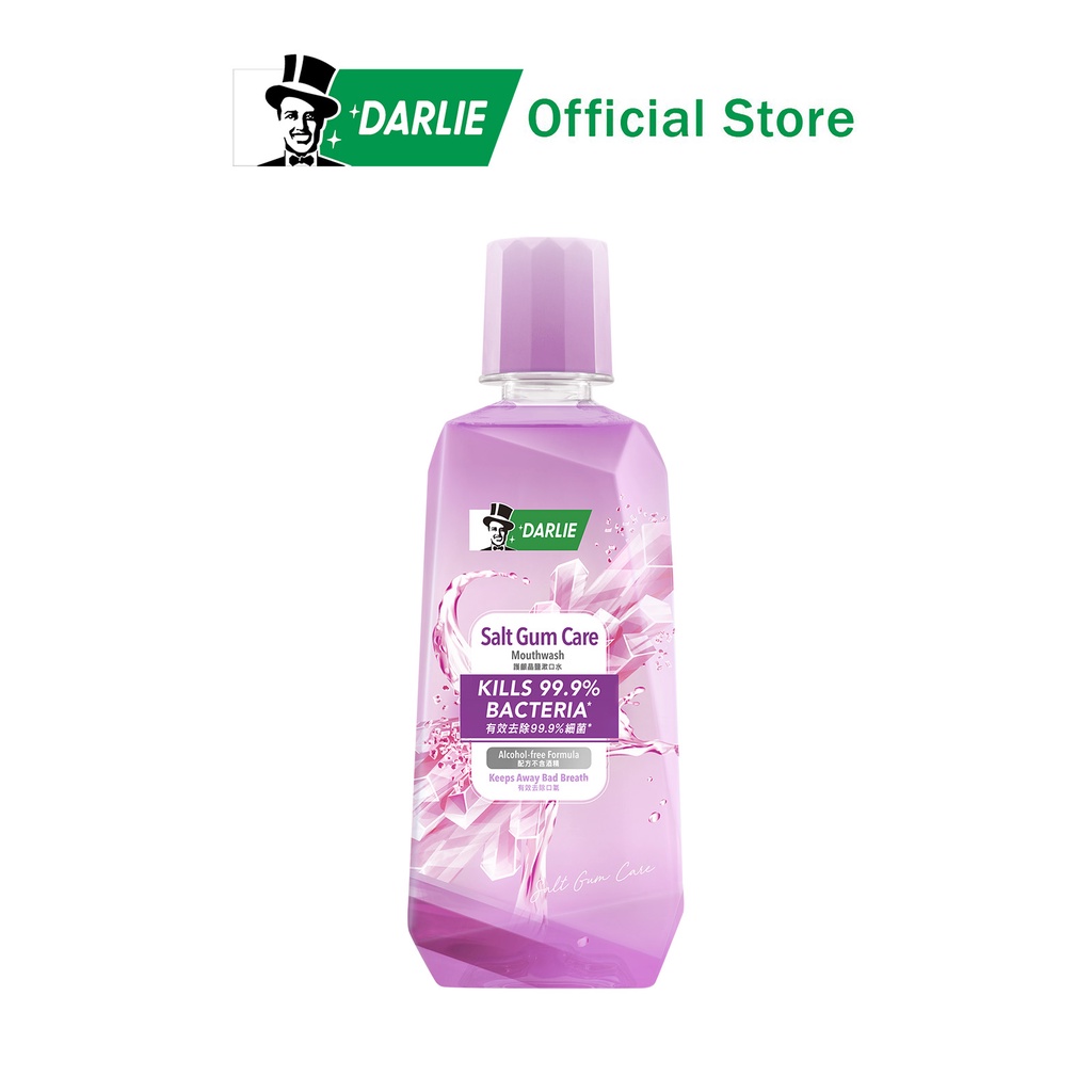 Darlie Salt Gum Care Alcohol Free Mouthwash 500ML For Gum Health