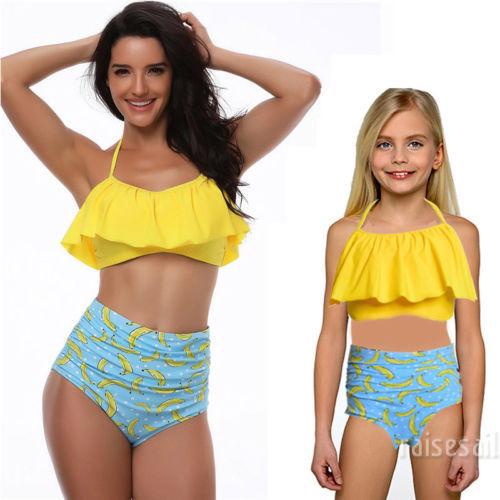kids yellow bikini