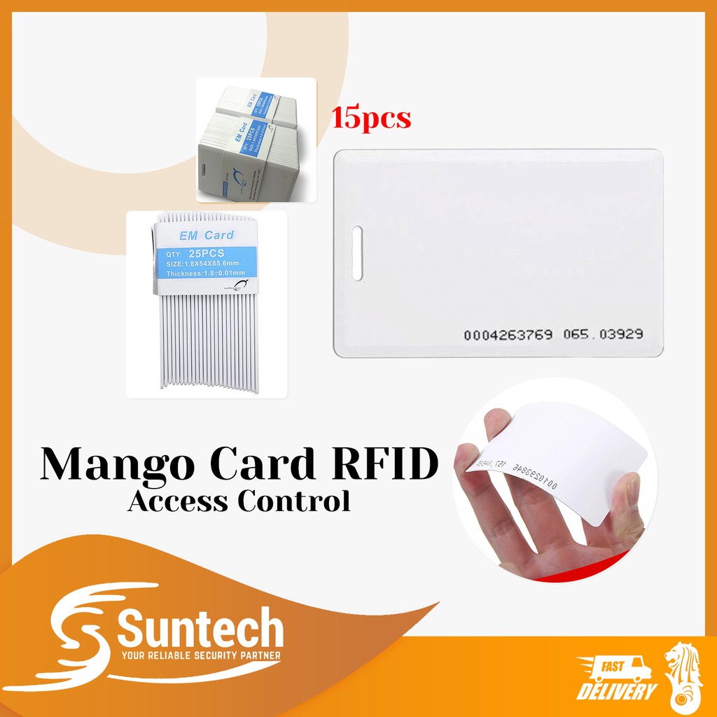 10Pcs RFID EM ID Card 125KHz Clamshell EM4100 Thick 1.2mm Safe Access Control 