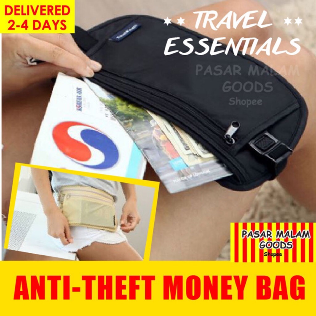 anti theft money bag