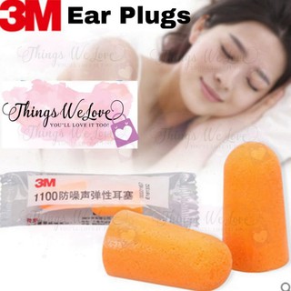 Image of [SG SELLER] [FREE SHIPPING] Quality 3M Ear Plugs Block Out Sound Noise Sleep Like A Baby
