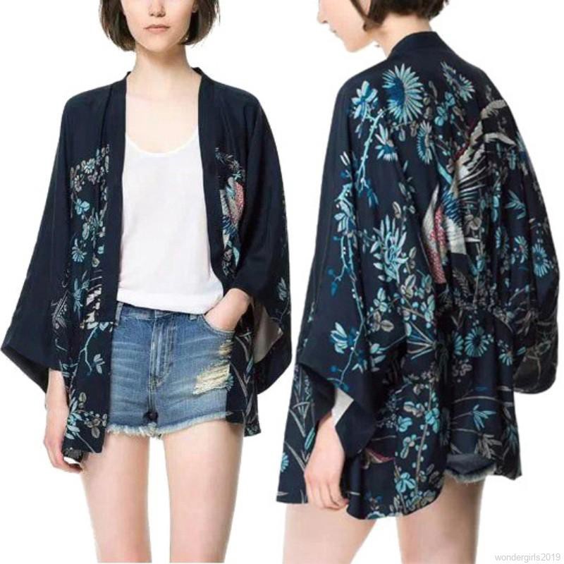 women's short kimono jacket