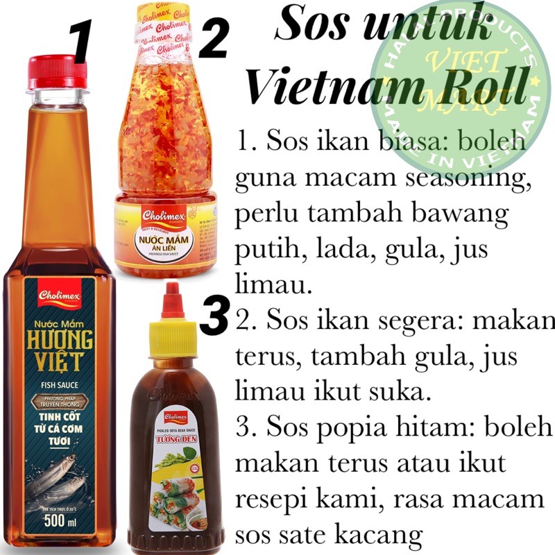 Shop Malaysia Sos Makanan Vietnam Sauce Collection Shopee Singapore