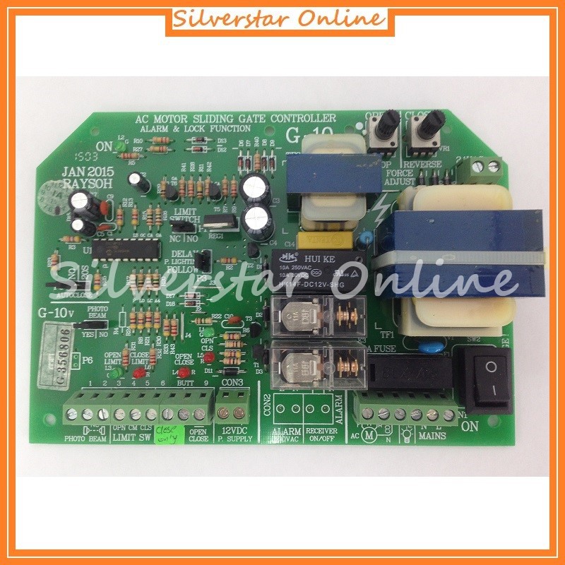 Shop Malaysia G10 Autogate Ac Sliding Control Board Pcb Panel Automatic Gate Auto Shopee Singapore