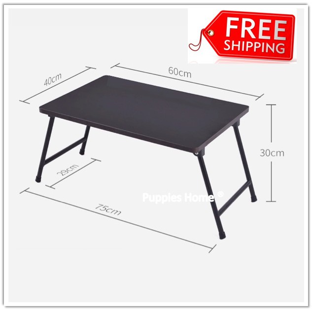 Foldable Table Study Bed Desk Laptop Folding Portable Shopee