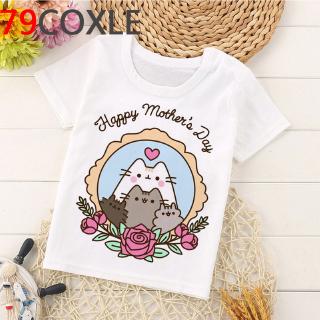 Pusheen Tshirt Kids Tee Blouse Cotton Kids Free Shipping Wholesale Shopee Singapore - cute blue pusheen shirt roblox