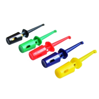 10x 1.7'' Multimeter Lead Wire Kit Test Hook Clip Grabbers Test Probe SMT SMD 