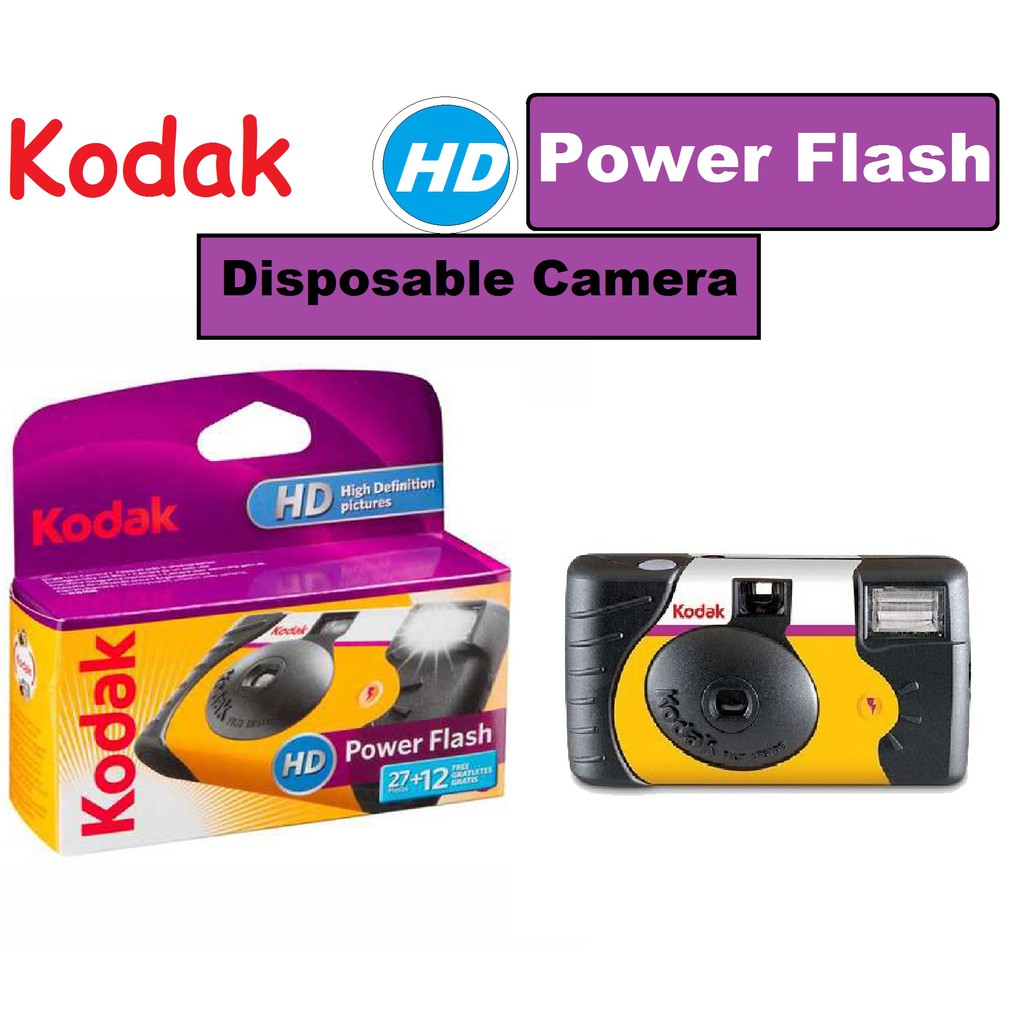 Kodak HD Power Flash Disposable Camera Shopee Singapore