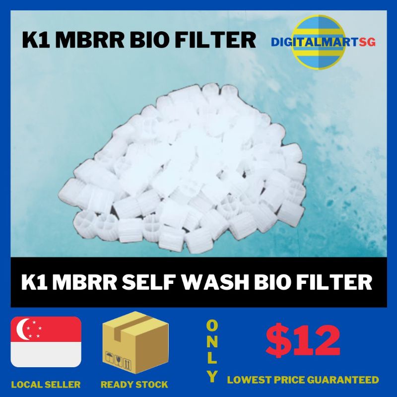 (SG STOCK) MBRR K1 Media kaldnes kaldness Biological bacteria house
