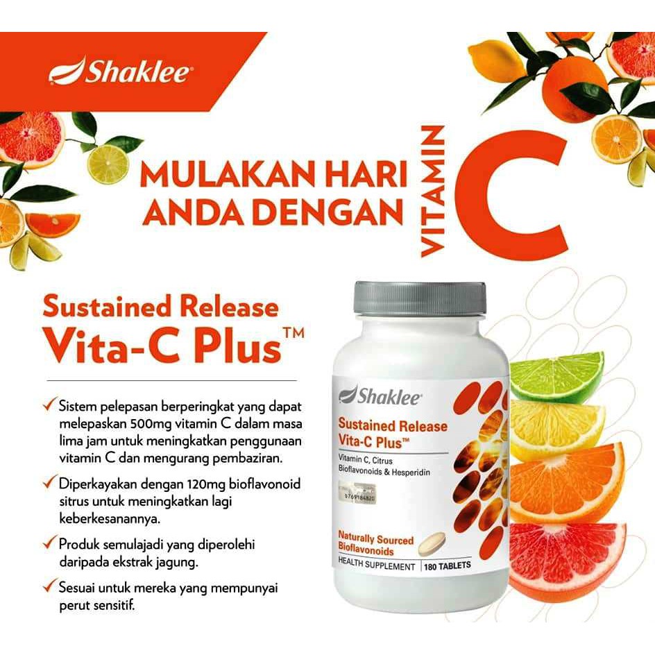 Shaklee Vita C 500 Mg Sustained Release Shopee Singapore