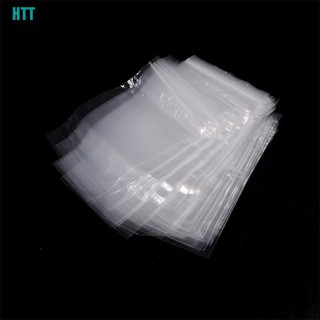 【HTT】100pcs Clear Plastic Zip lock Bag 6 size 4x6 5x7 6x8 7x10 8x12 ...