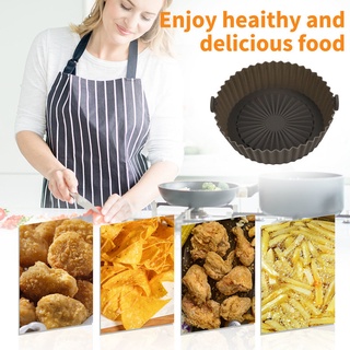 Air Fryer Silicone Pad Reusable Non-Stick Baking Mat Bread Fried Chicken Pizza Tray Kitchen Oven Accessories #4
