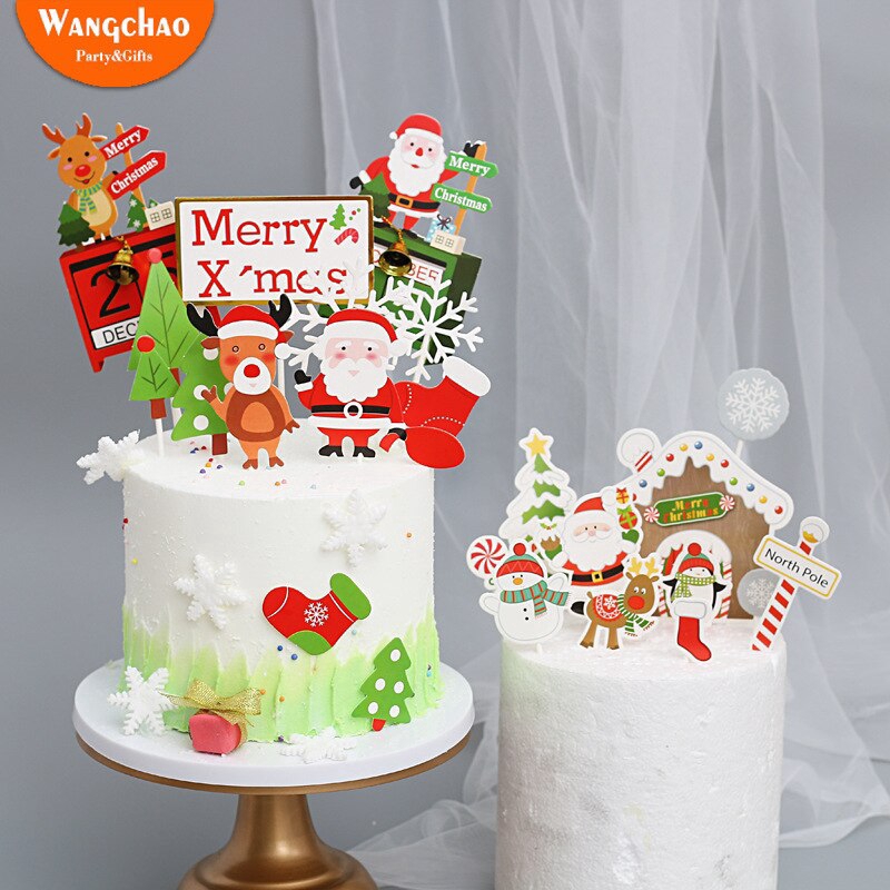 santa cake stand