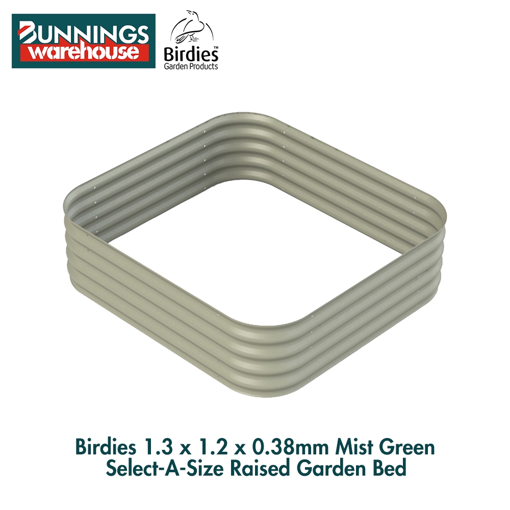 Bunnings Birdies 0135172 1 3 X 1 2 X 0 38m Mist Green Select A Size Raised Garden Bed Shopee Singapore