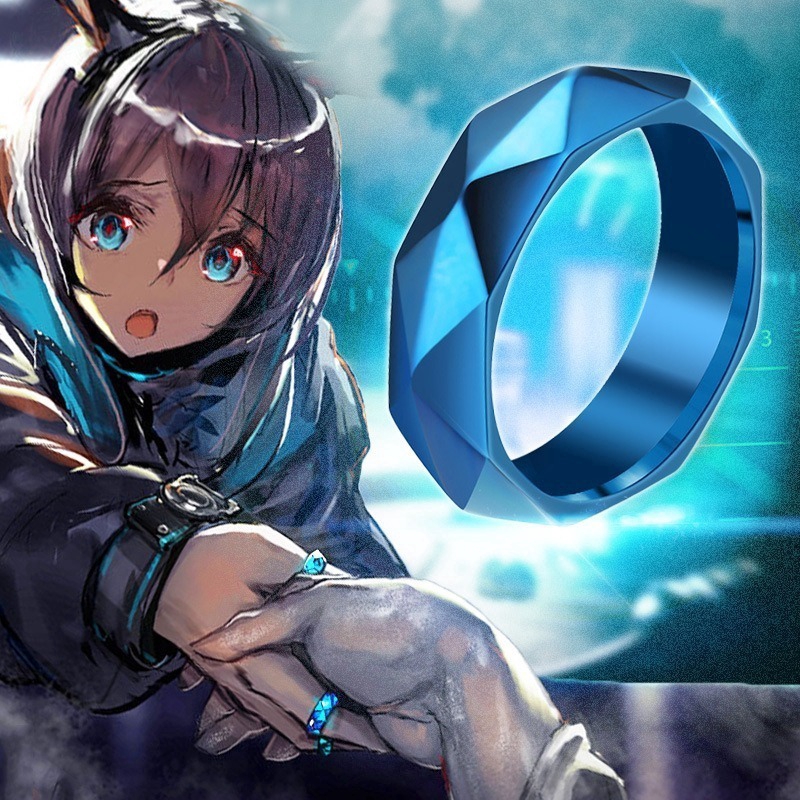 Hot Game Arknights Rings Anime Amiya Ring Alloy Ring Pendant Necklace |  Shopee Singapore