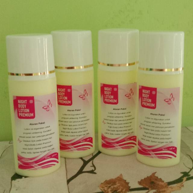 whitening night lotion