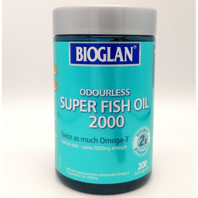 Australia Bioglan Odourless Super Fish Oil 00 Double Omega 3 Slim Caps 活化心脑血管超级鱼油 Shopee Singapore