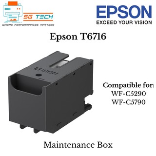 Epson T6716 C13T671600 Original Maintenance Box WF-C5290 WF-C5790 ...