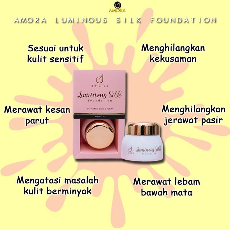 amora luminous silk foundation
