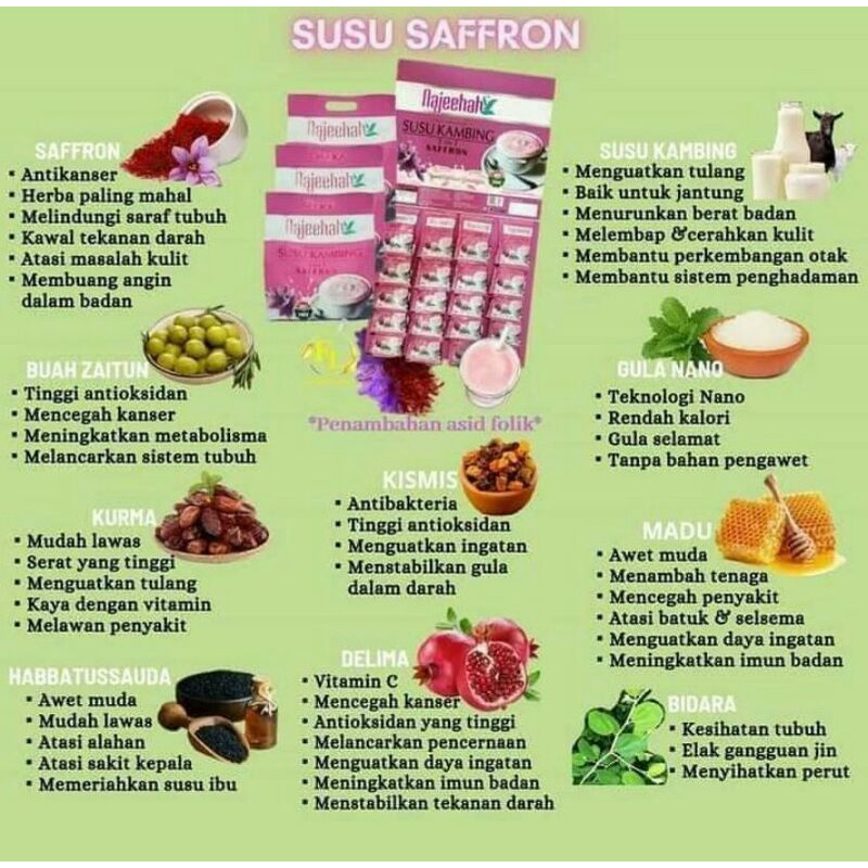 Original Susu Kambing Saffron Shopee Singapore