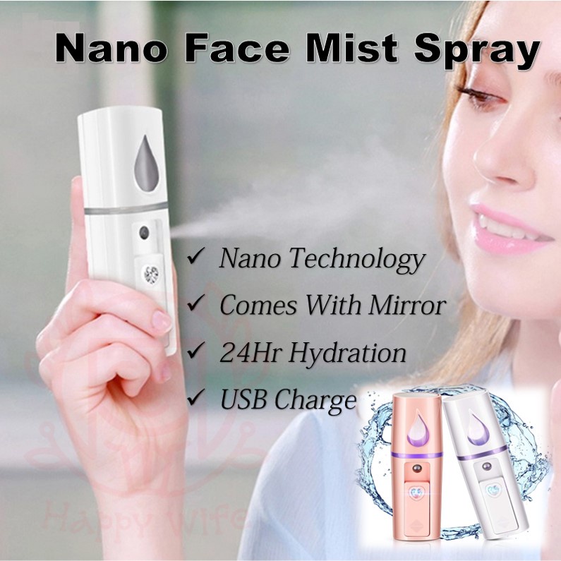 Nano Face Mist Spray / Facial Moisturizer Steamer / Hydrating Beauty Skin Care / Portable / USB