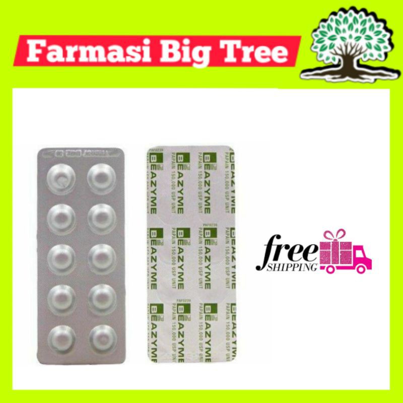 Shop Malaysia Beazyme Papain Tablet 10s Shopee Singapore