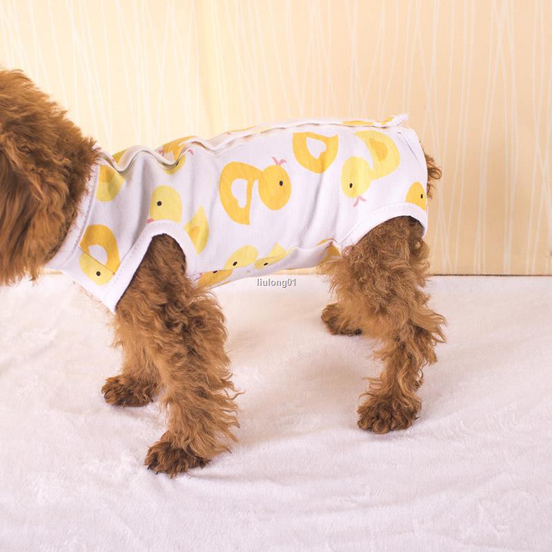 Dog All Care Belly Clothes Sterile Anti Lick Cotton Pajamas | Shopee ...