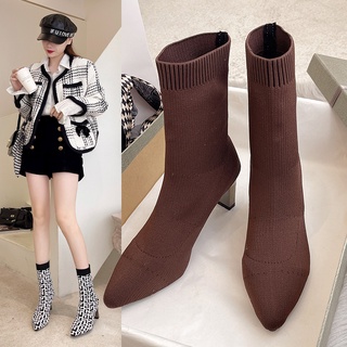 mid calf dress boots with heel