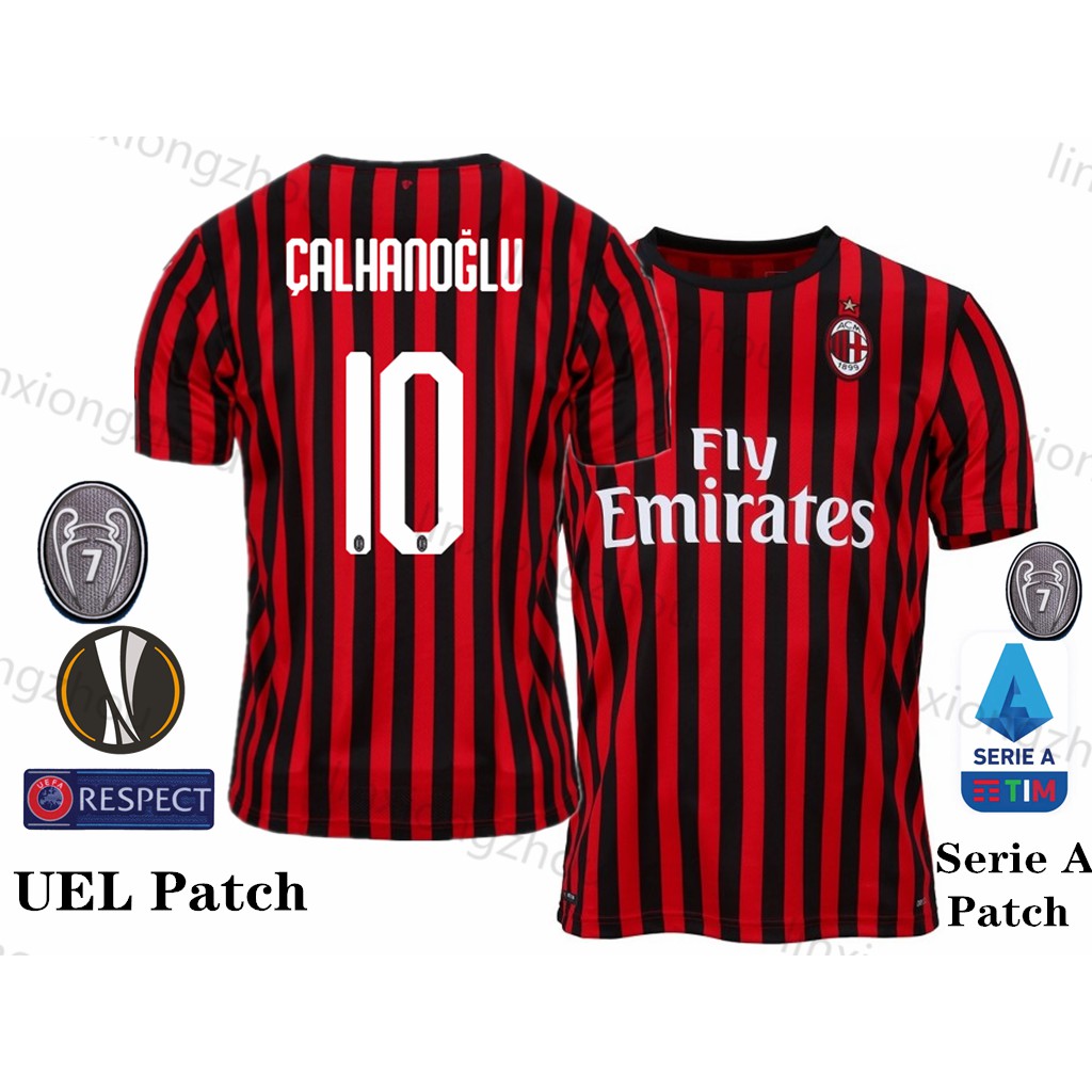 ac milan home shirt