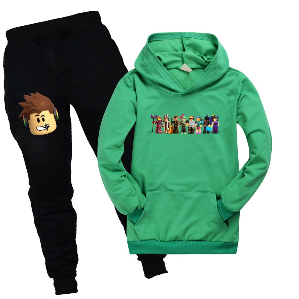Roblox Hoodies Pants Set Kids Hoodies With Pocket For Boys And Girls Two Pieces Set Sweatshirt Shopee Singapore - roblox hoodies pants suit kids hoodies with pocket for boys and girls two pieces set sweatshirt shopee singapore