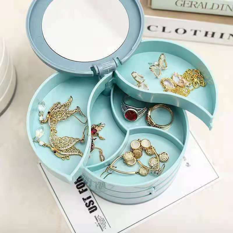 High-end jewelry box earrings earrings earrings earring studs storage box necklace hair accessories